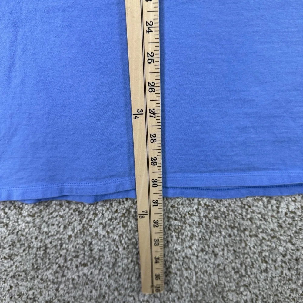 UNC Tar Heels Shirt Men's Size 3XL Blue Jordan Short Sleeve Casual 100% Cotton
